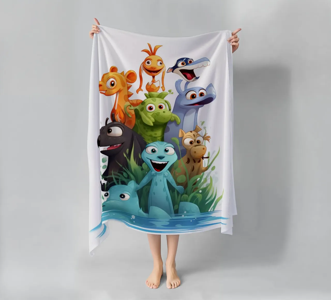 Fun animals telo mare da Art Digital Visuel