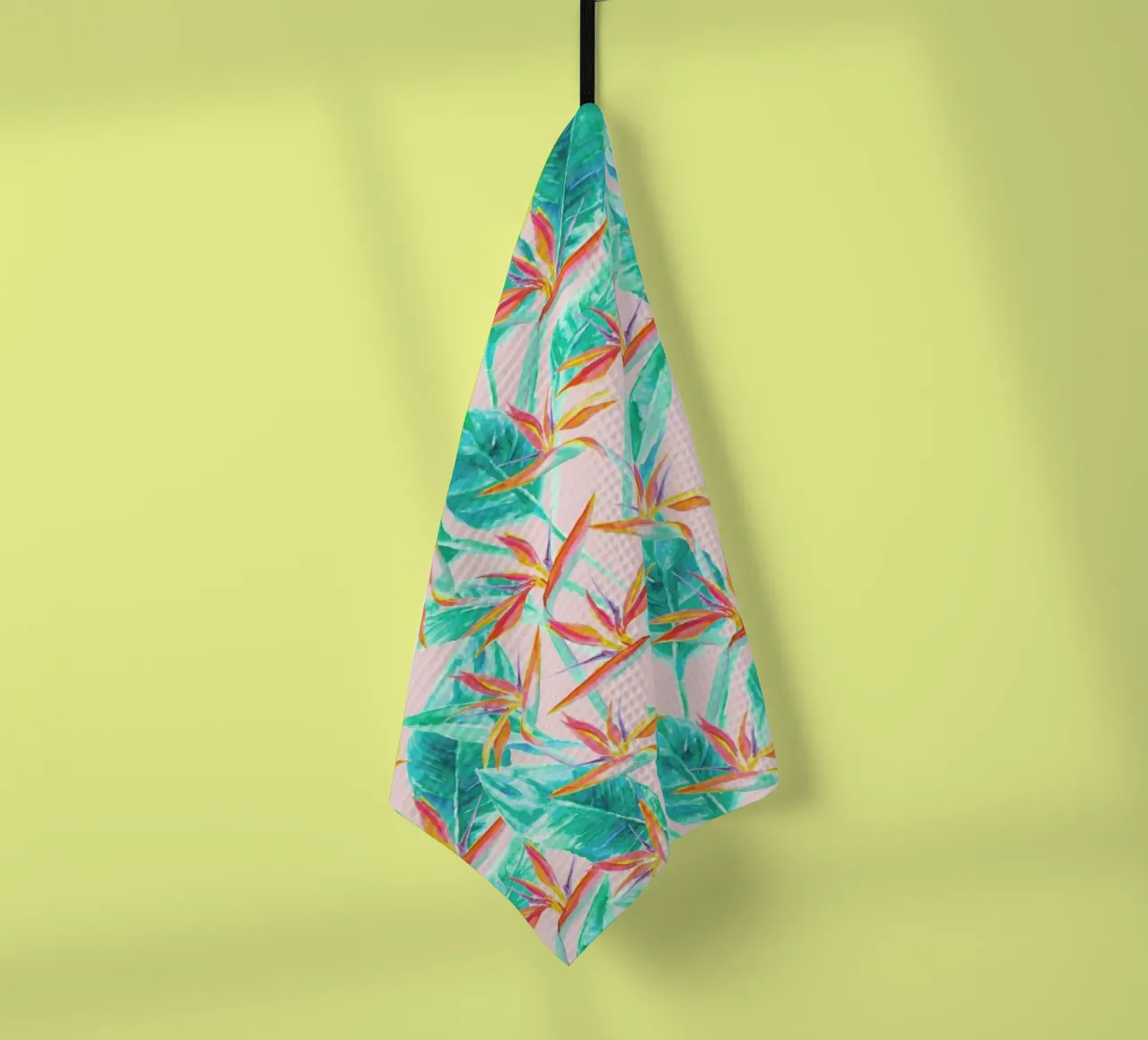 Birds Of Paradise tea towel by Jacqueline Maldonado