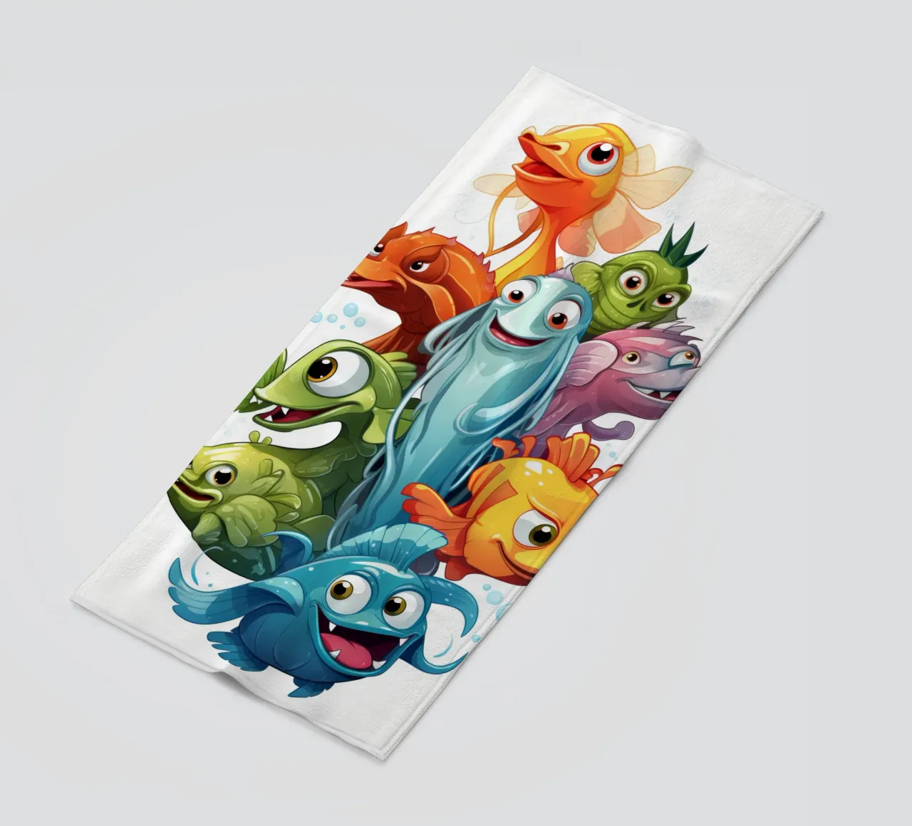 Animali divertenti telo mare da Art Digital Visuel