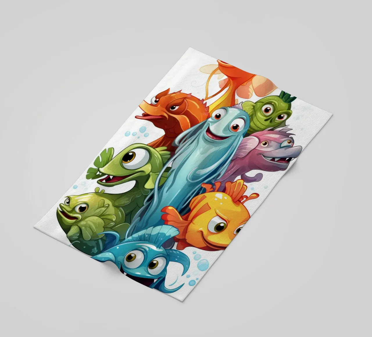 Animali divertenti telo mare da Art Digital Visuel