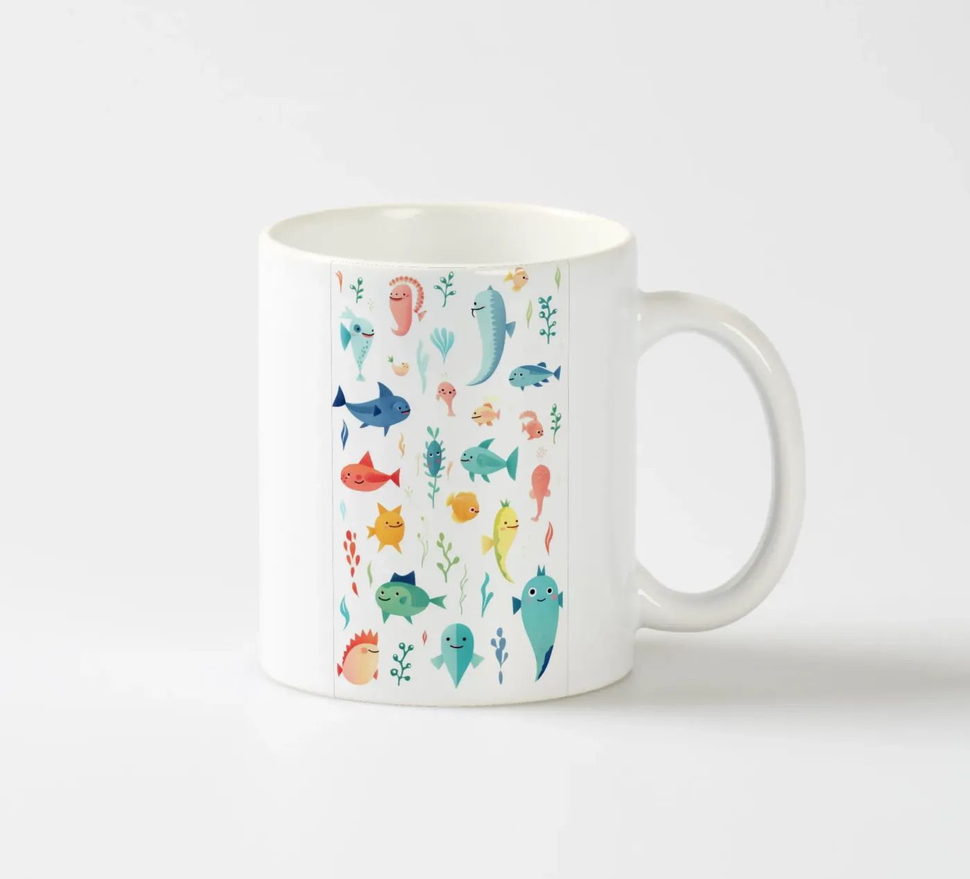 Fun animals ceramic mug by Art Digital Visuel