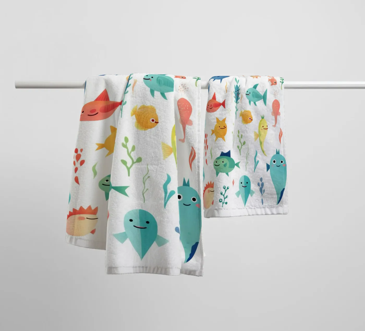Fun animals towel by Art Digital Visuel