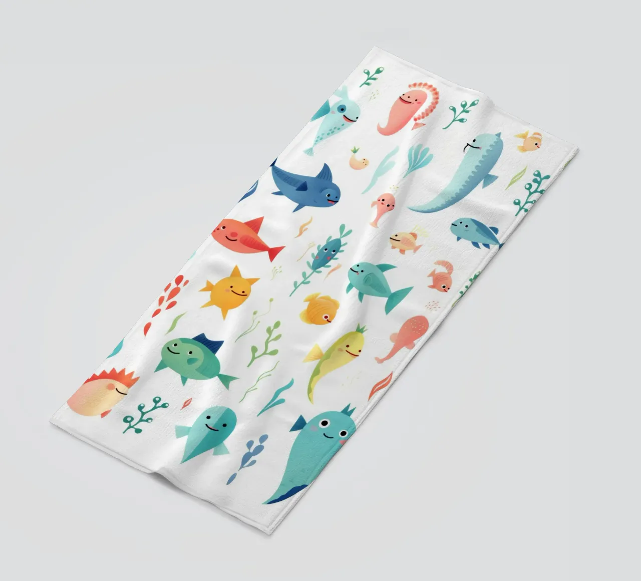 Animali divertenti telo mare da Art Digital Visuel