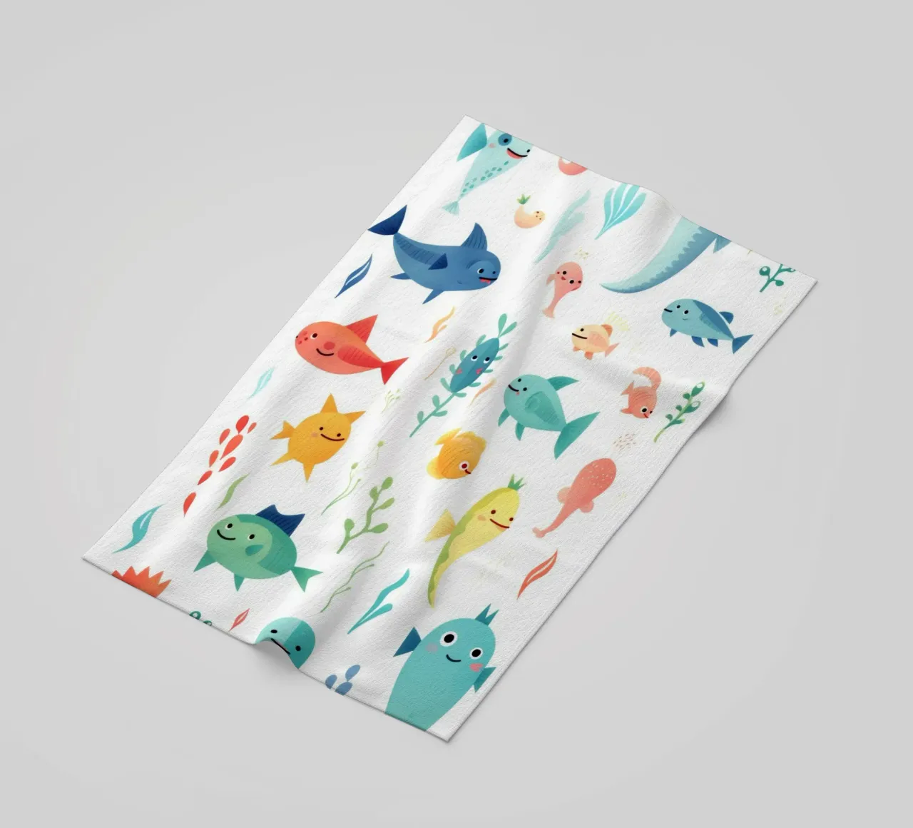 Animali divertenti telo mare da Art Digital Visuel