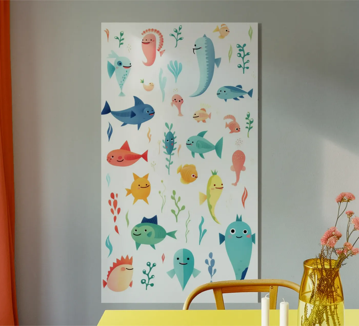 Animaux amusants plexiglas de Art Digital Visuel