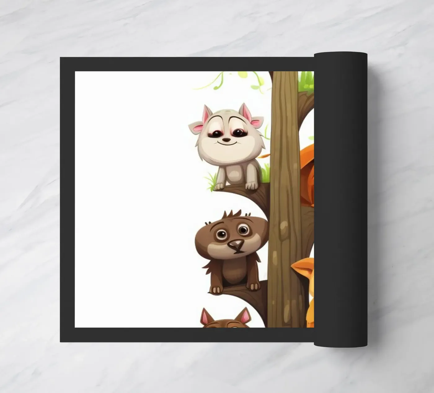 Fun animals Fußmatte von Art Digital Visuel
