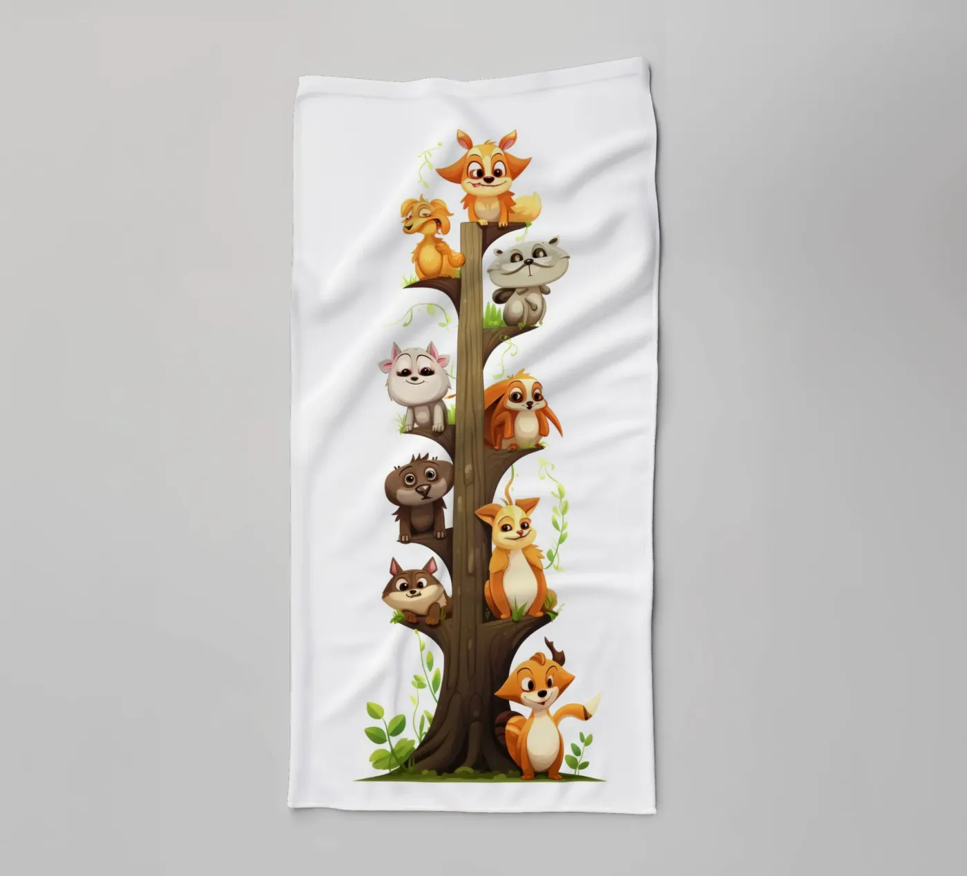 Fun animals towel by Art Digital Visuel