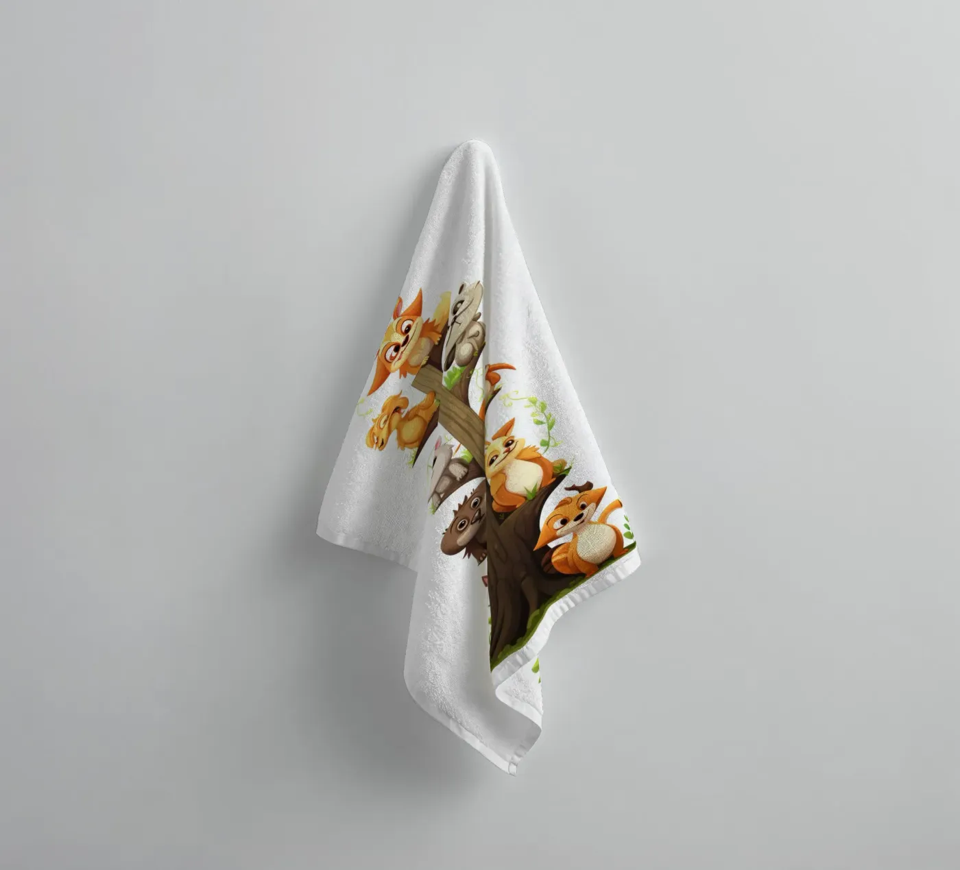Fun animals towel by Art Digital Visuel