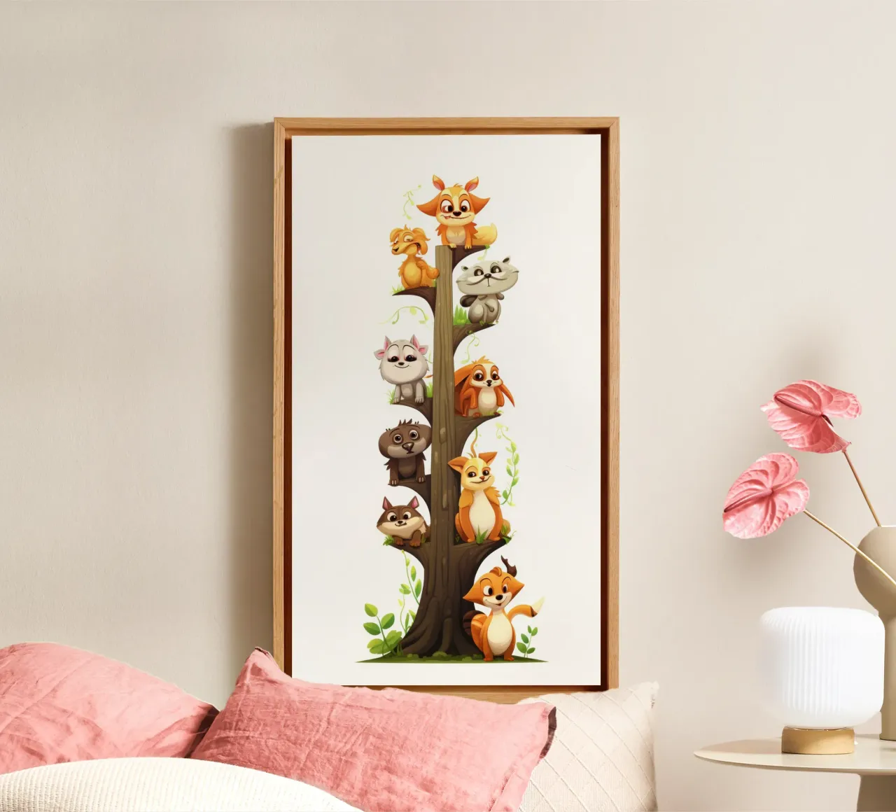 Fun animals canvas by Art Digital Visuel
