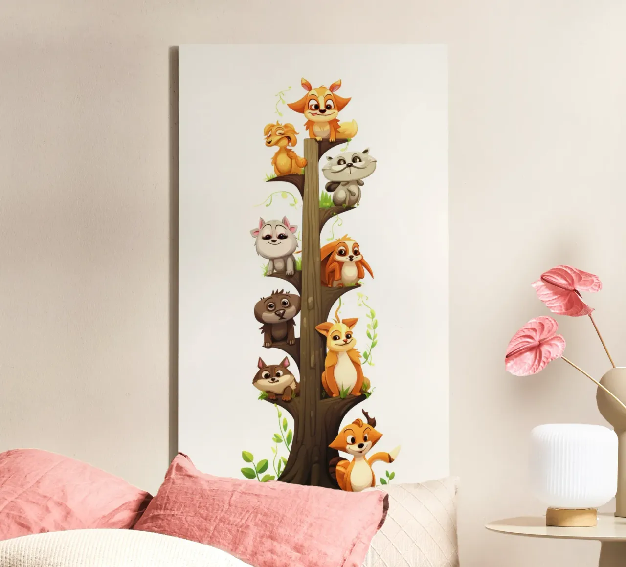 Fun animals canvas by Art Digital Visuel