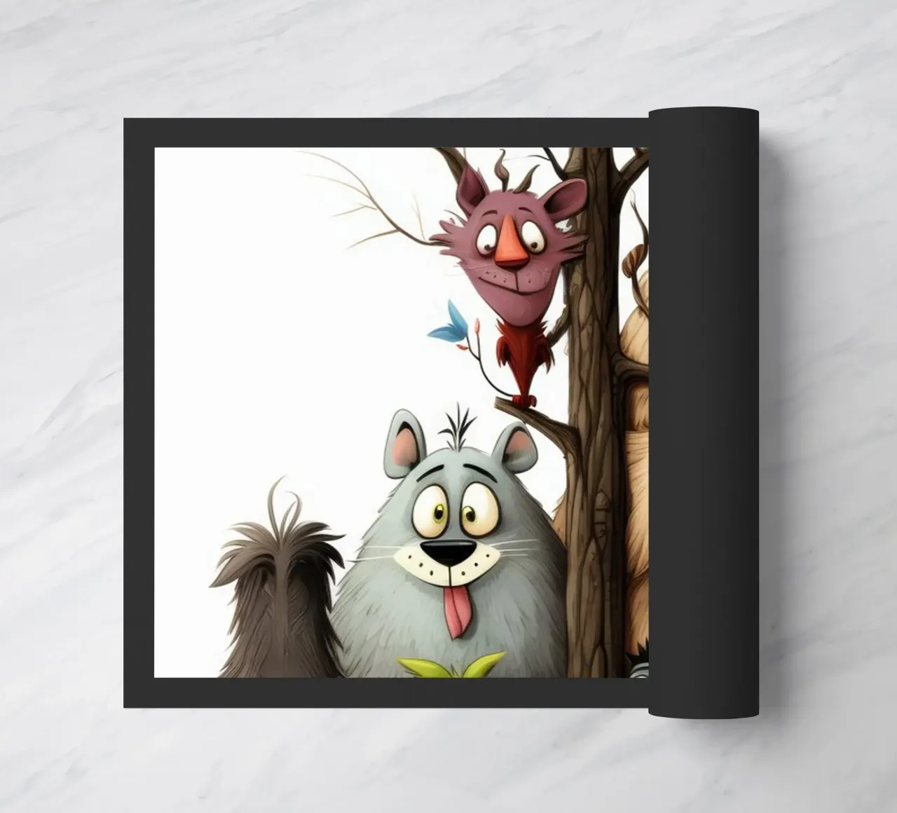 Fun animals doormat by Art Digital Visuel