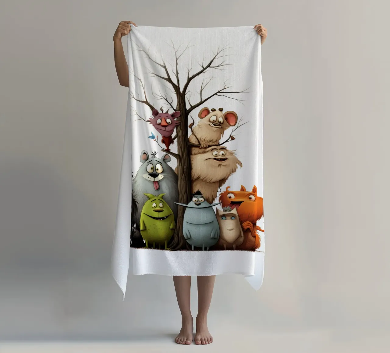 Fun animals telo mare da Art Digital Visuel