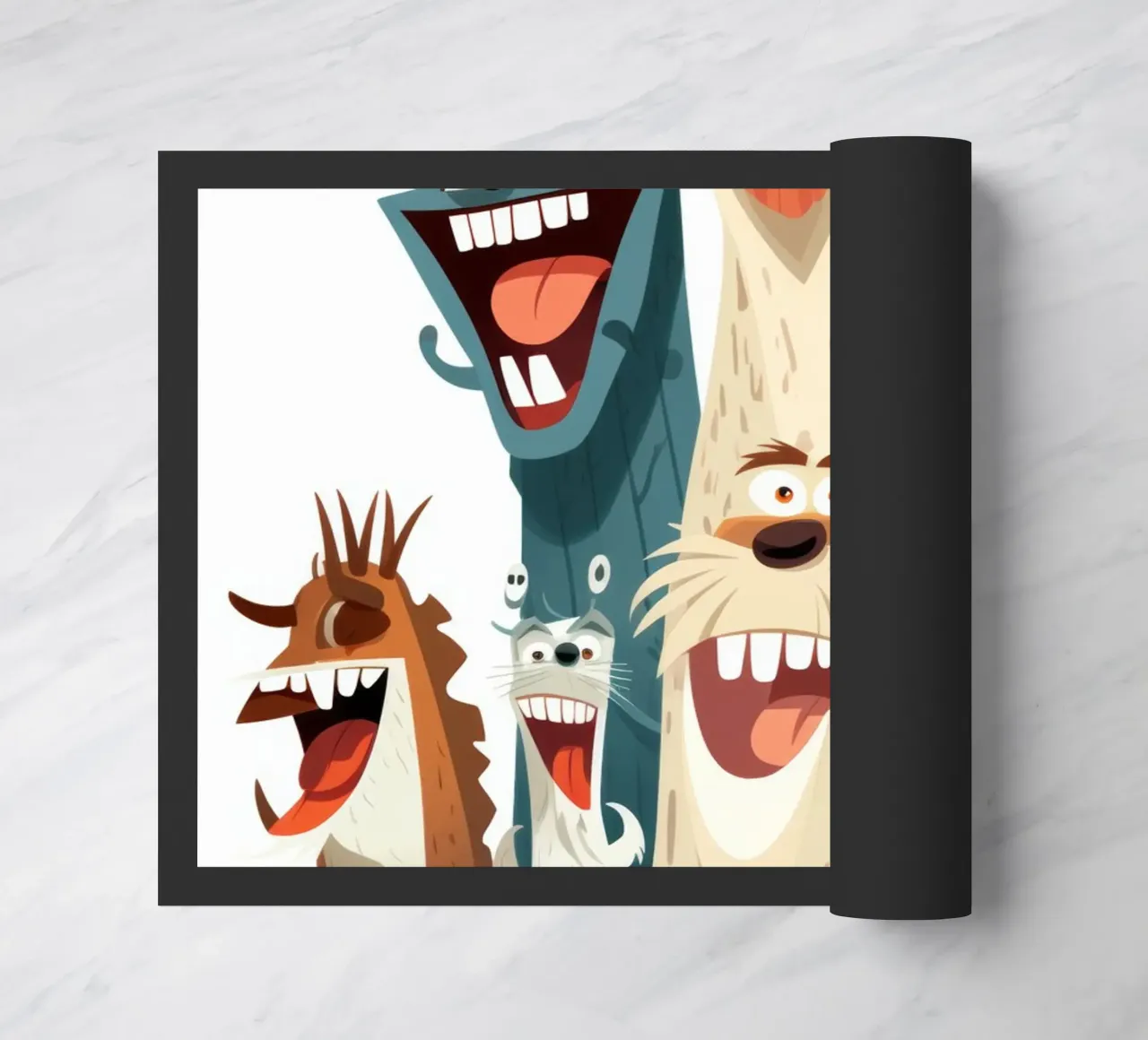 Fun animals doormat by Art Digital Visuel