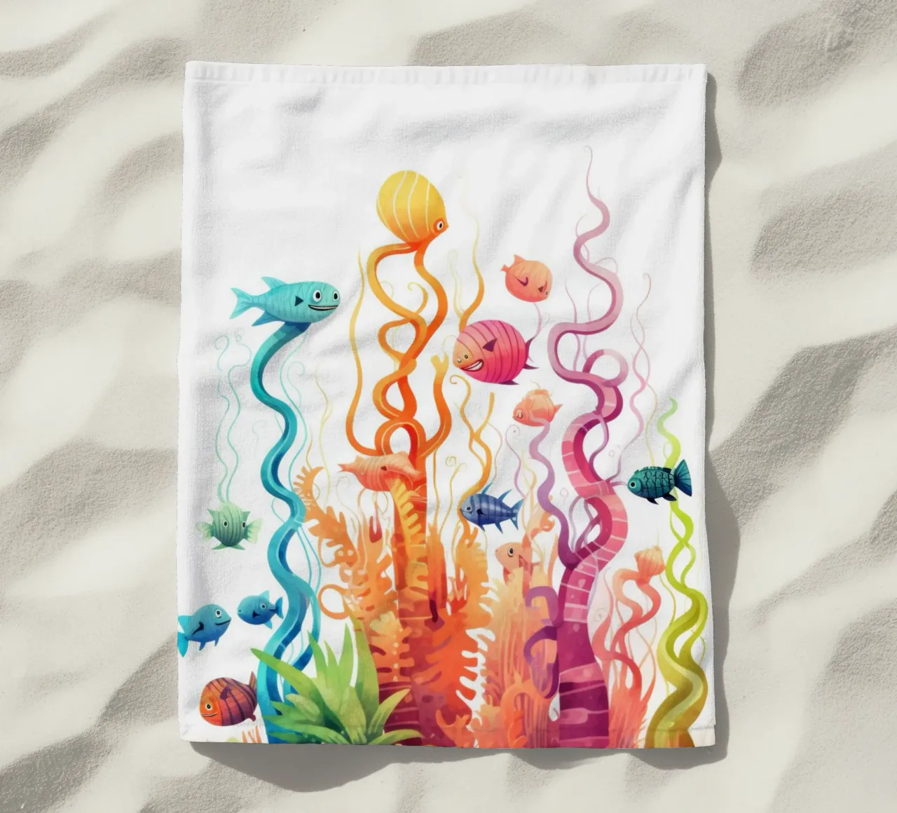 Animali divertenti telo mare da Art Digital Visuel