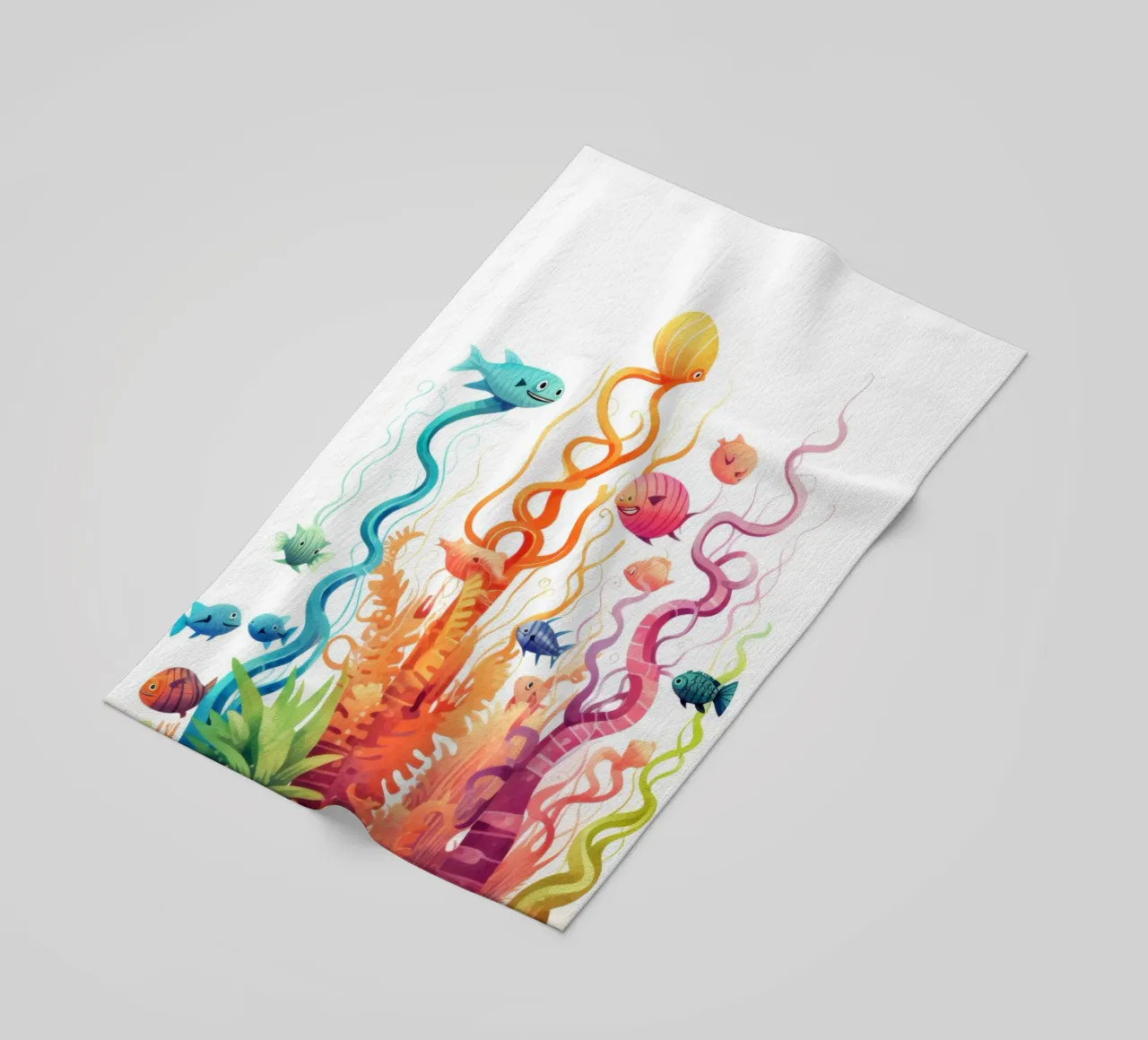 Animali divertenti telo mare da Art Digital Visuel