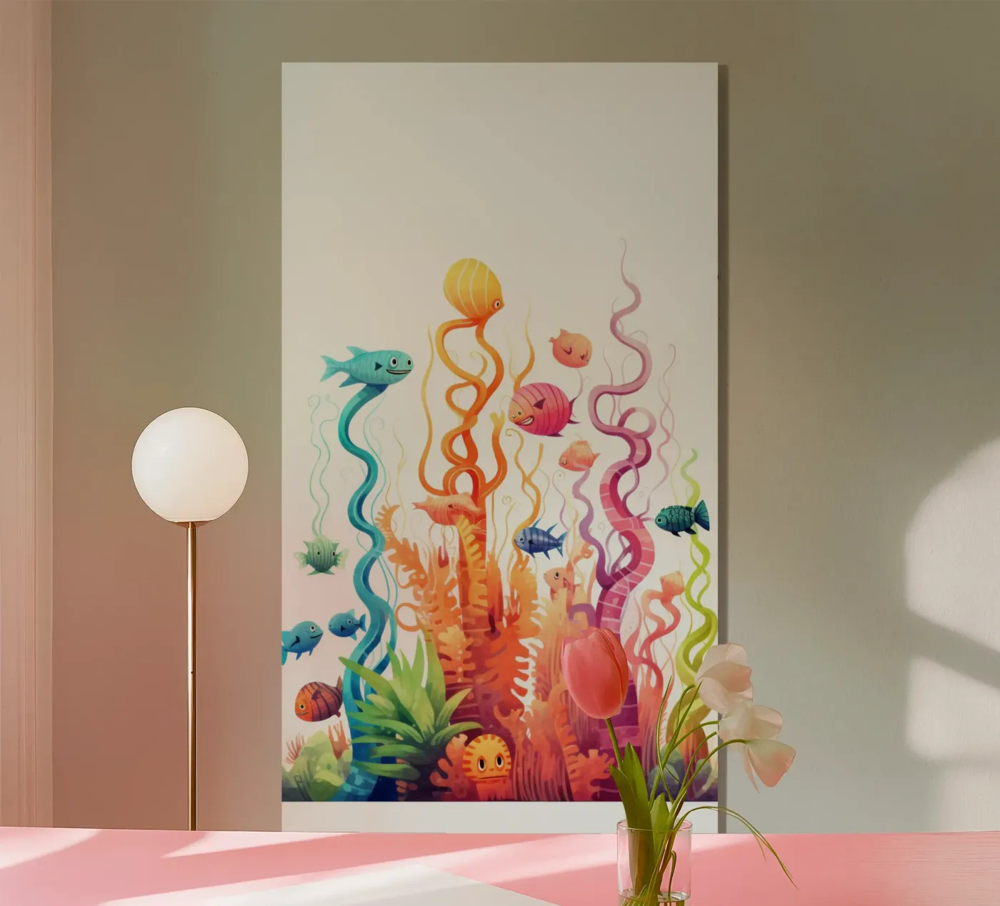 Lustige Tiere Acryl-Glas von Art Digital Visuel