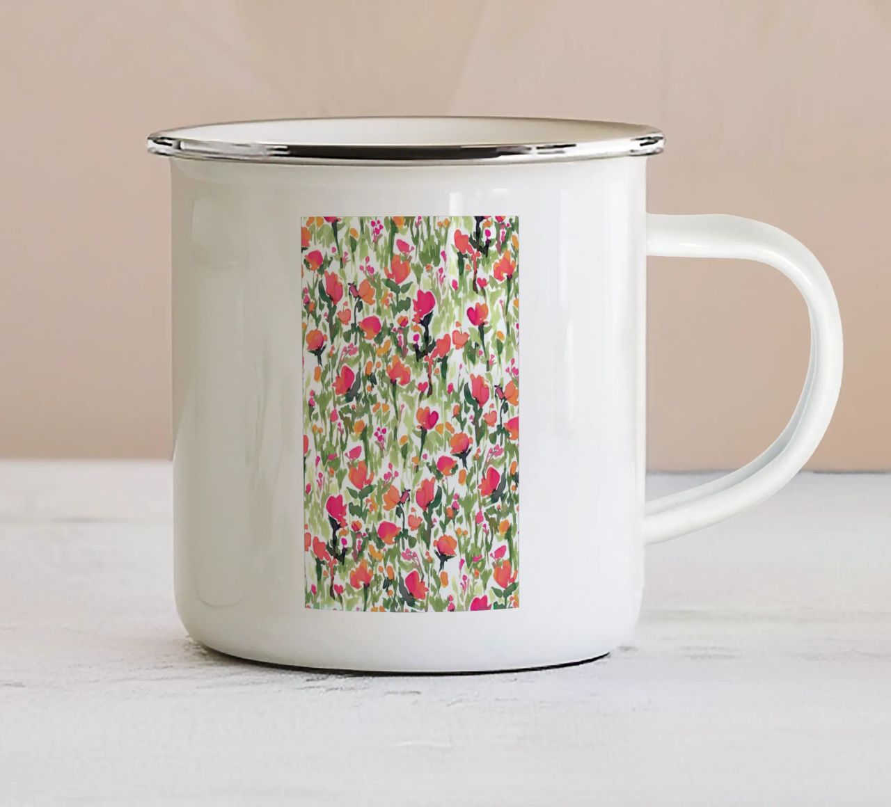Hearts A Mess tazza in smalto da Jacqueline Maldonado