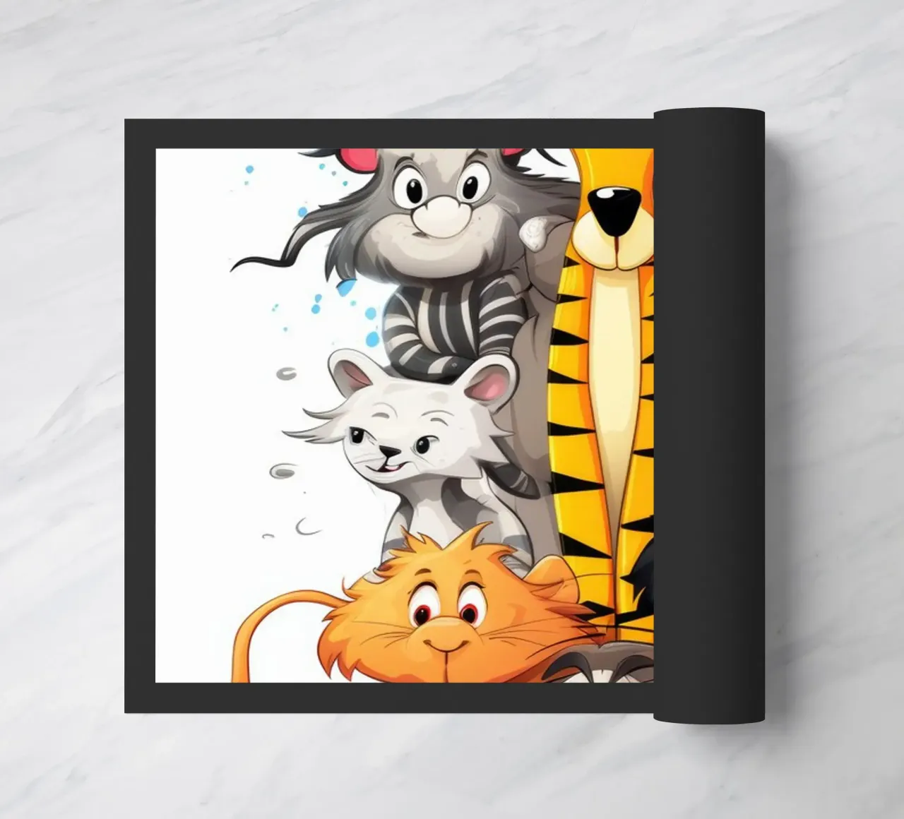 Fun animals doormat by Art Digital Visuel