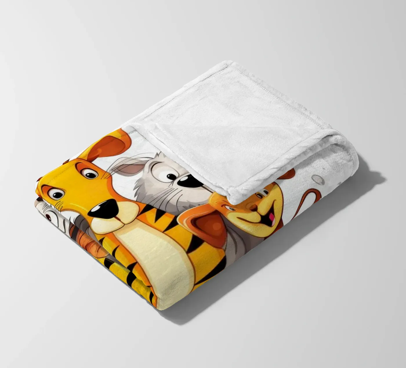 Fun animals fleece blanket by Art Digital Visuel