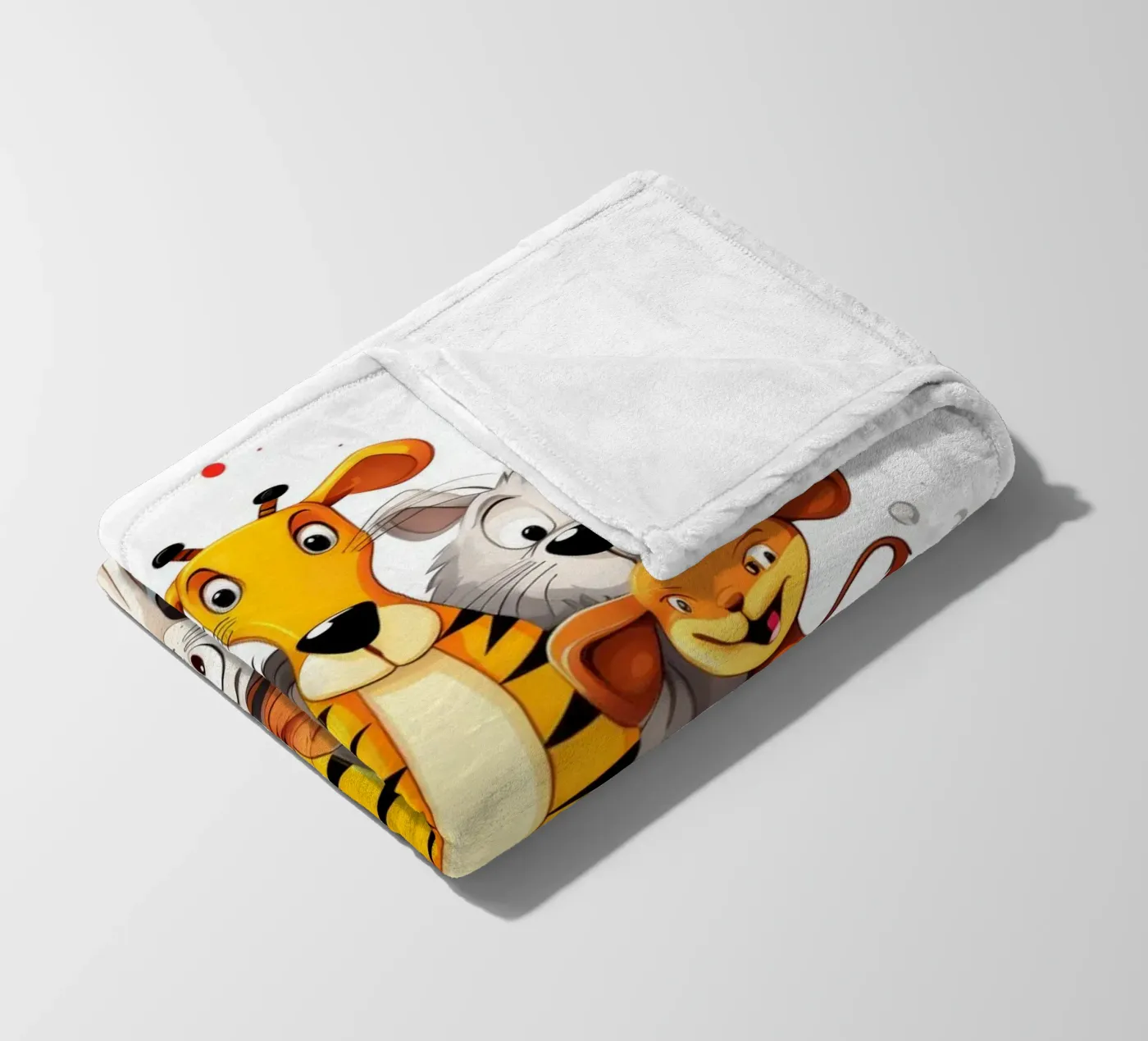 Fun animals fleece blanket by Art Digital Visuel
