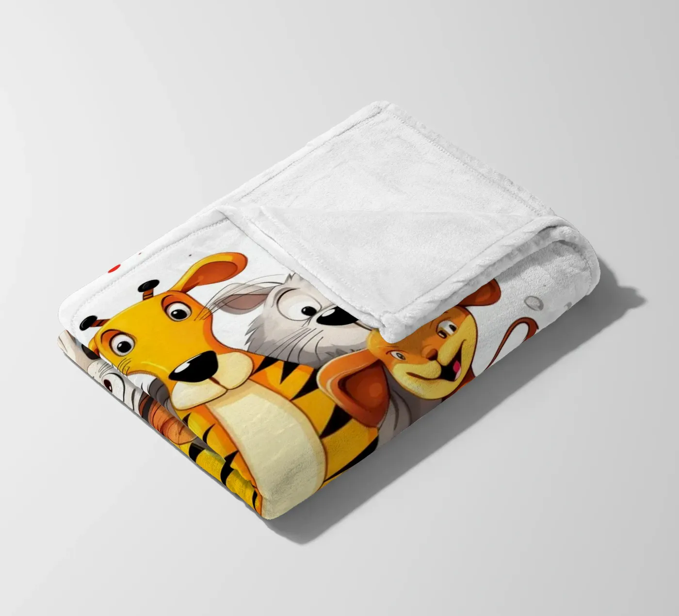 Fun animals fleece blanket by Art Digital Visuel