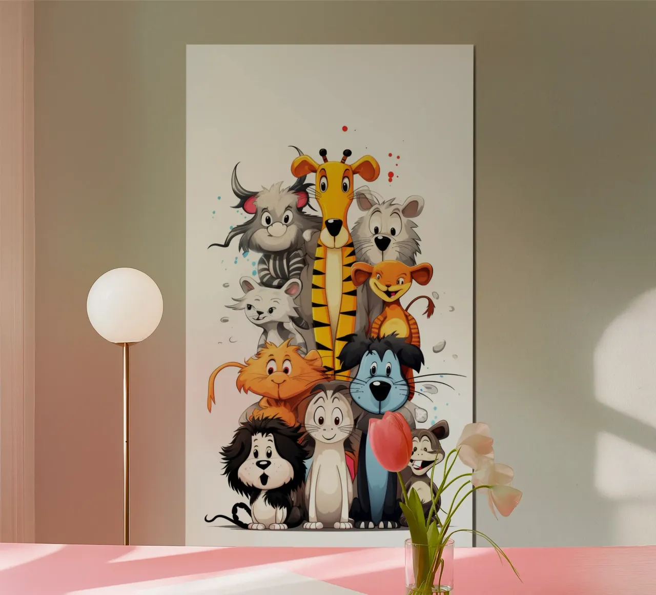 Animali divertenti poster da Art Digital Visuel