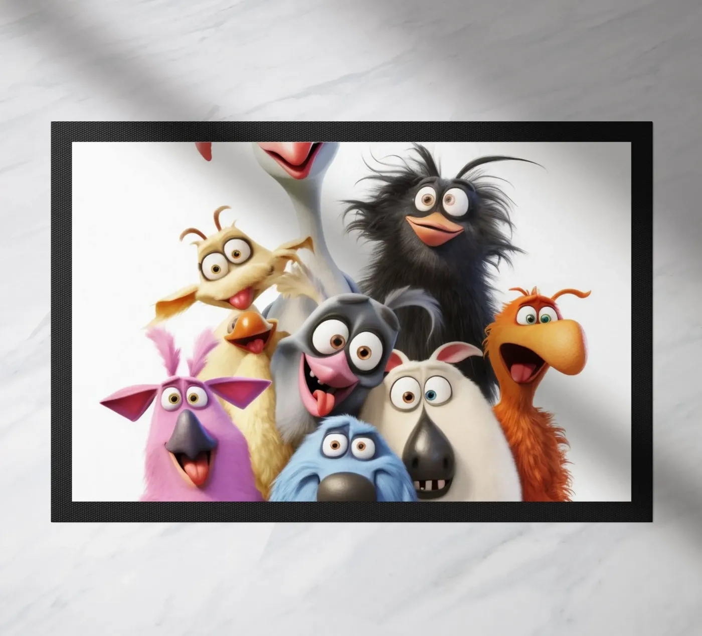 Fun animals deurmat van Art Digital Visuel