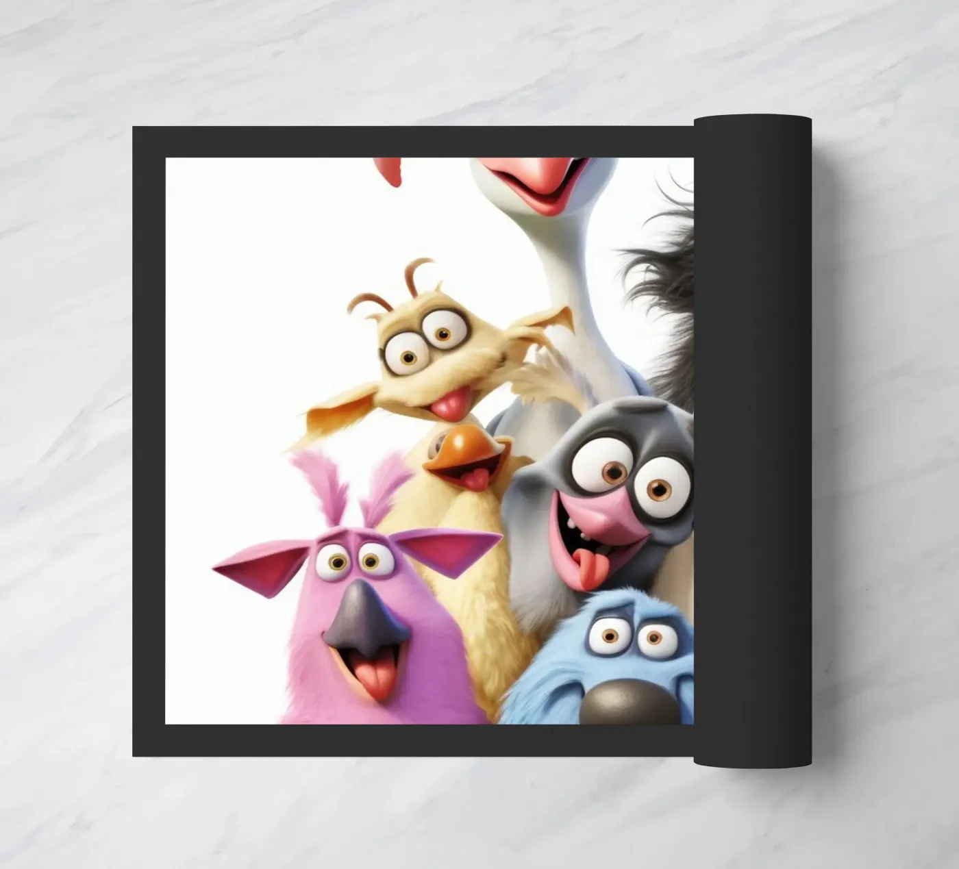 Fun animals deurmat van Art Digital Visuel