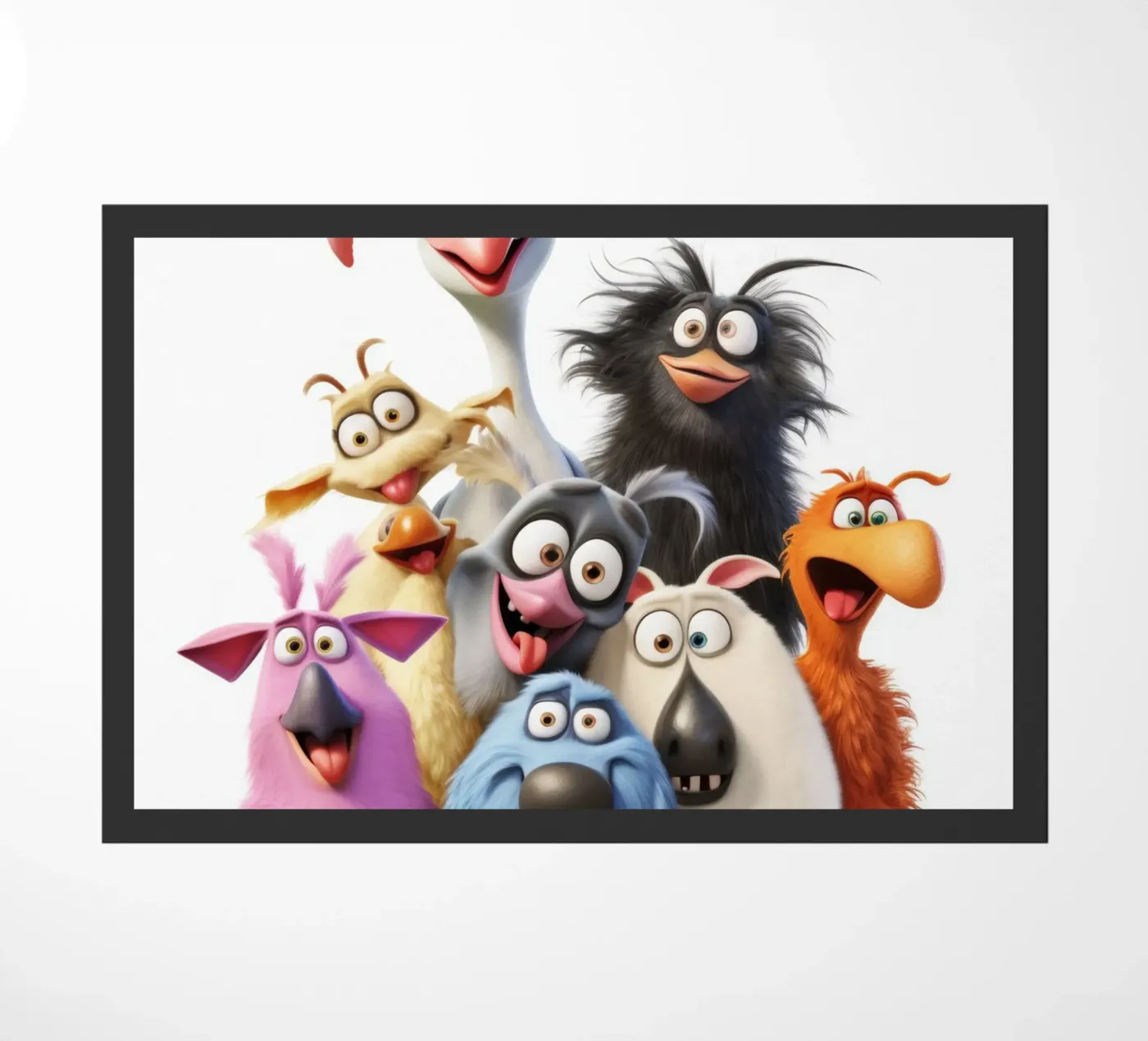 Fun animals deurmat van Art Digital Visuel