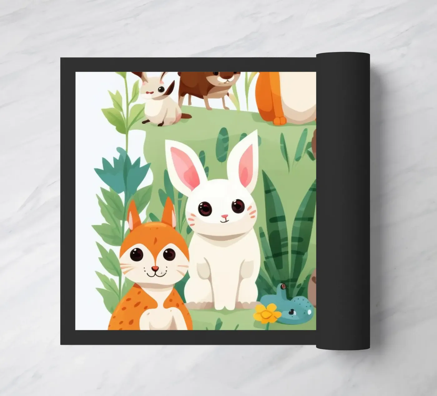 Leuke dieren deurmat van Art Digital Visuel