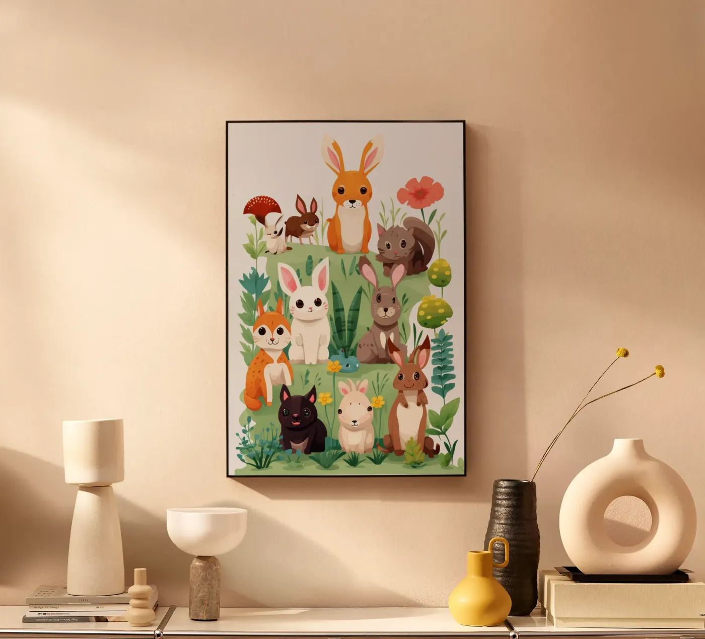 Fun animals pannello forex da Art Digital Visuel