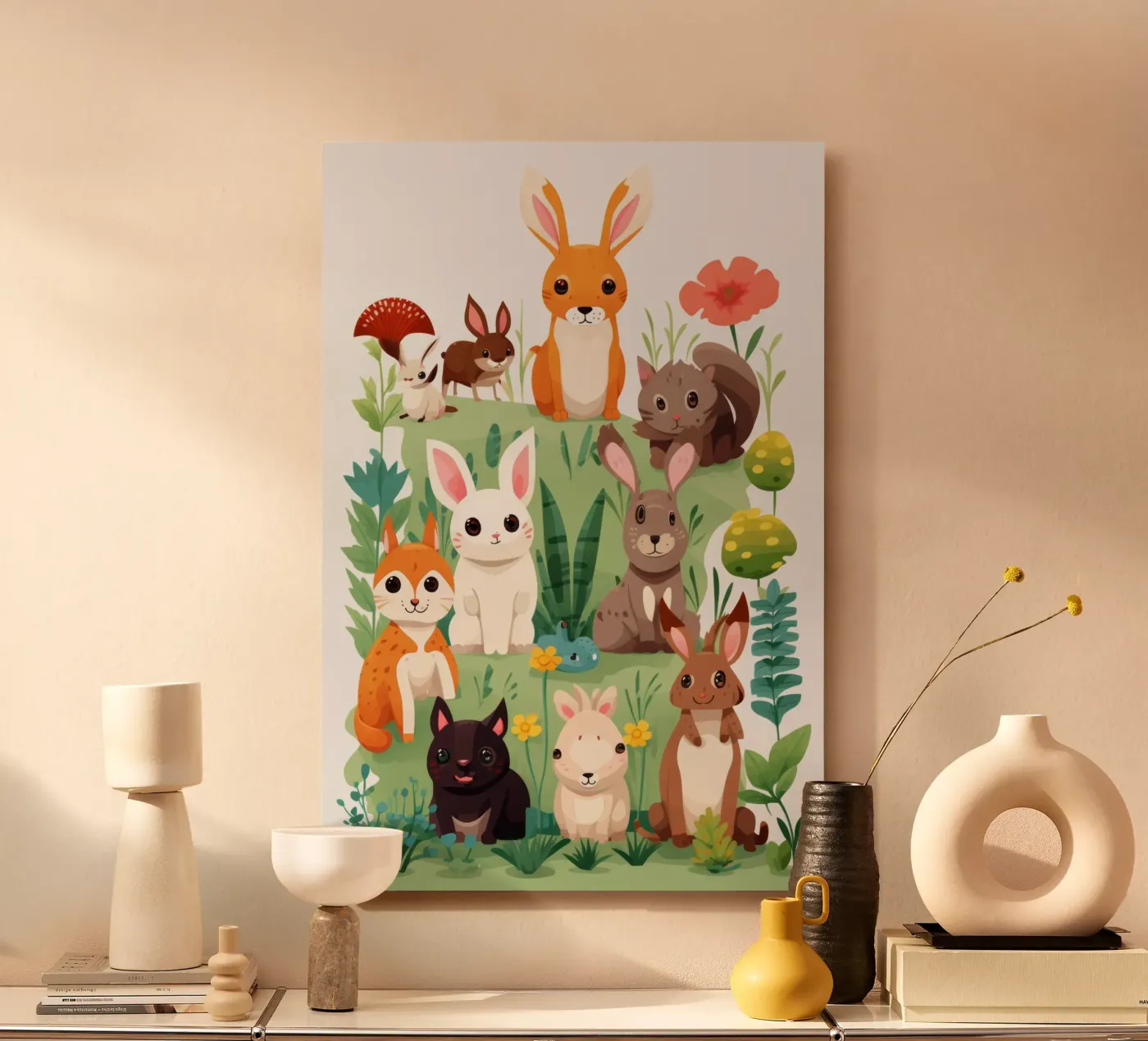 Fun animals pannello forex da Art Digital Visuel