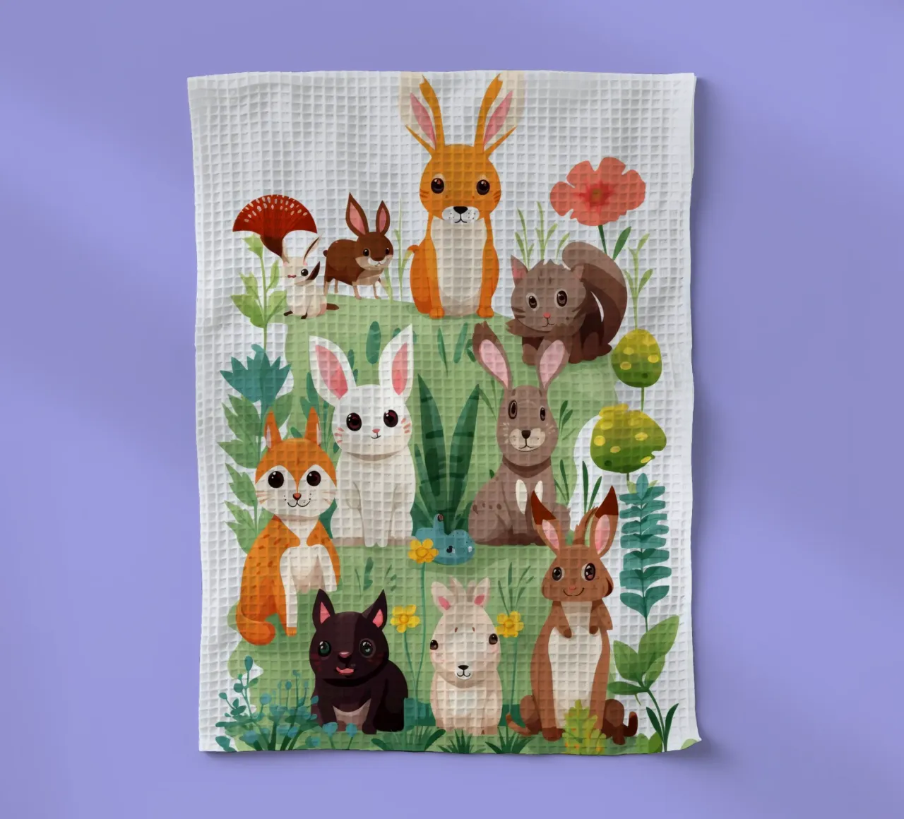 Animali divertenti canovaccio da cucina da Art Digital Visuel