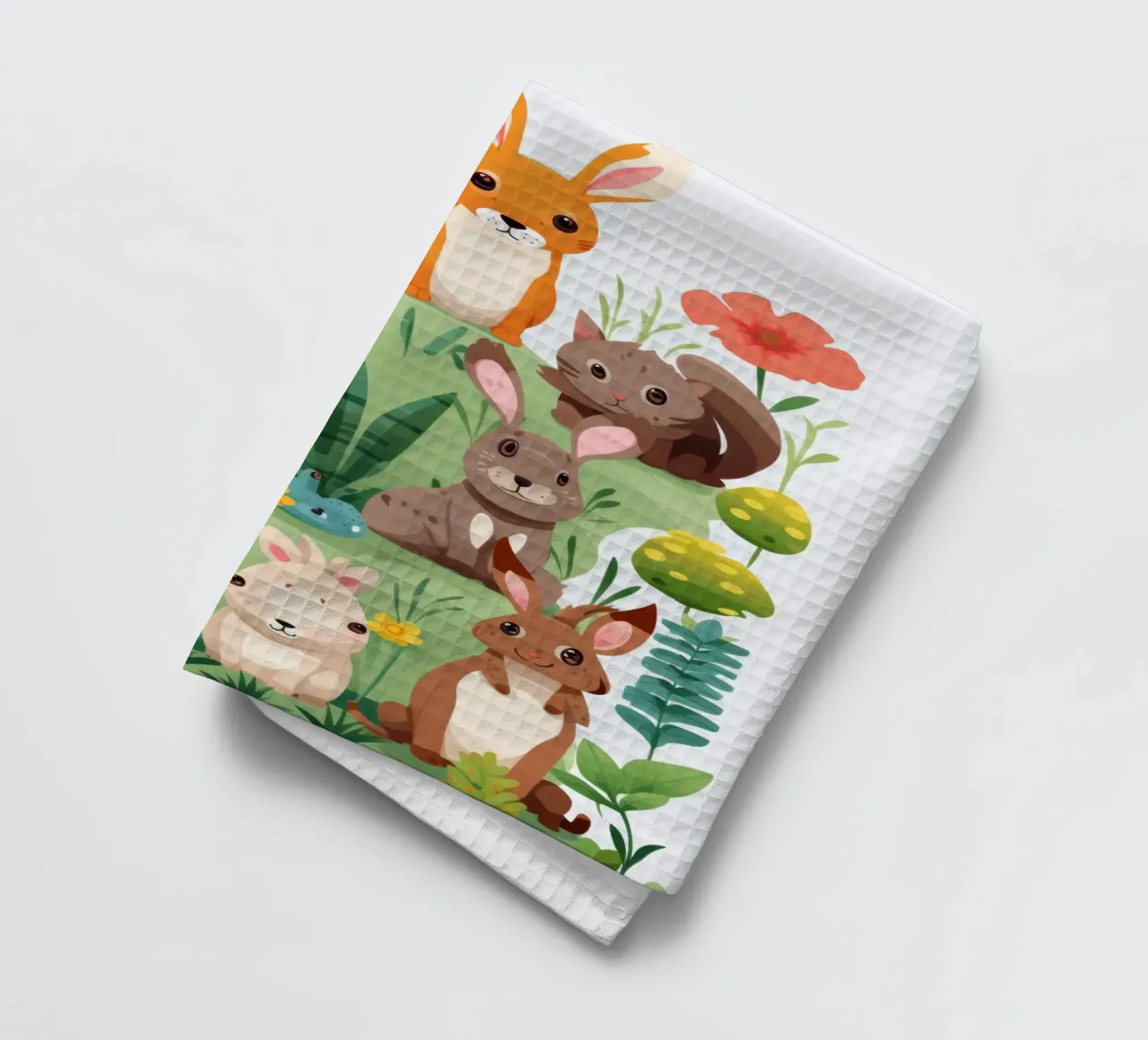 Animali divertenti canovaccio da cucina da Art Digital Visuel