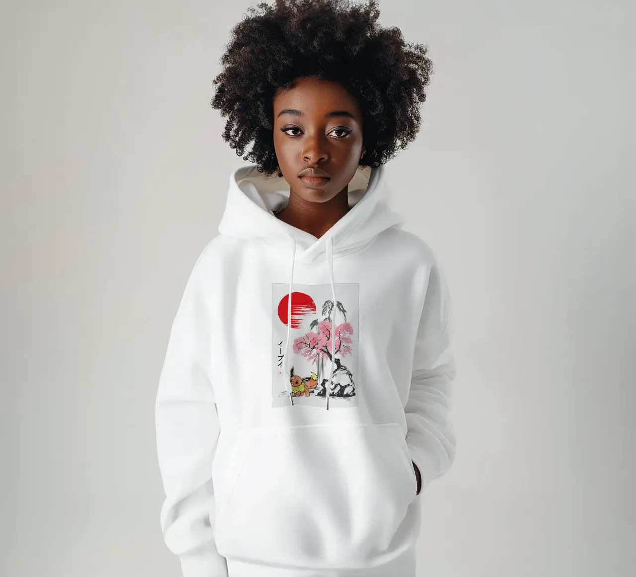 Eevee sudadera con capucha de Neonartstudio