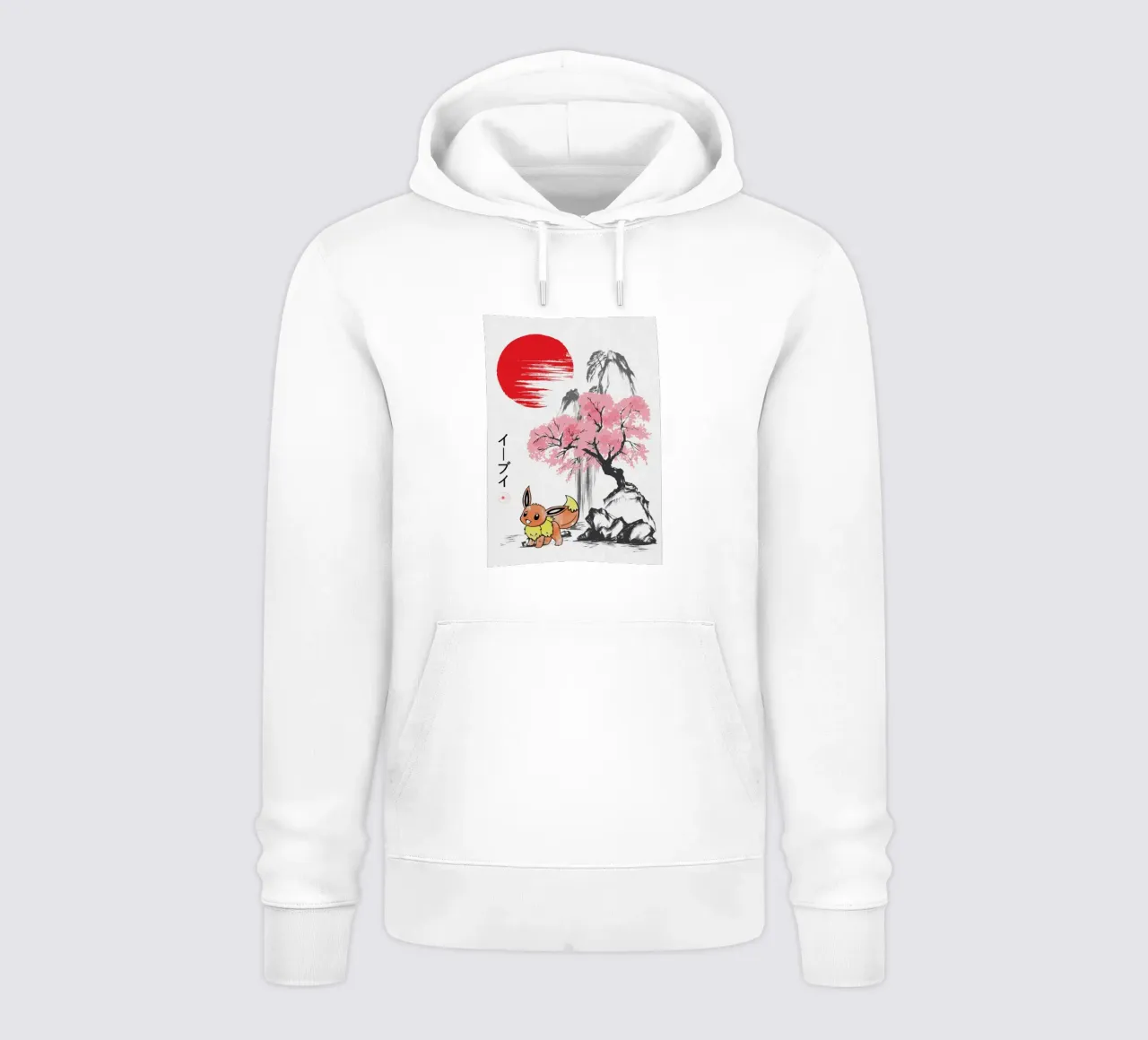 Eevee felpa con cappuccio da Neonartstudio