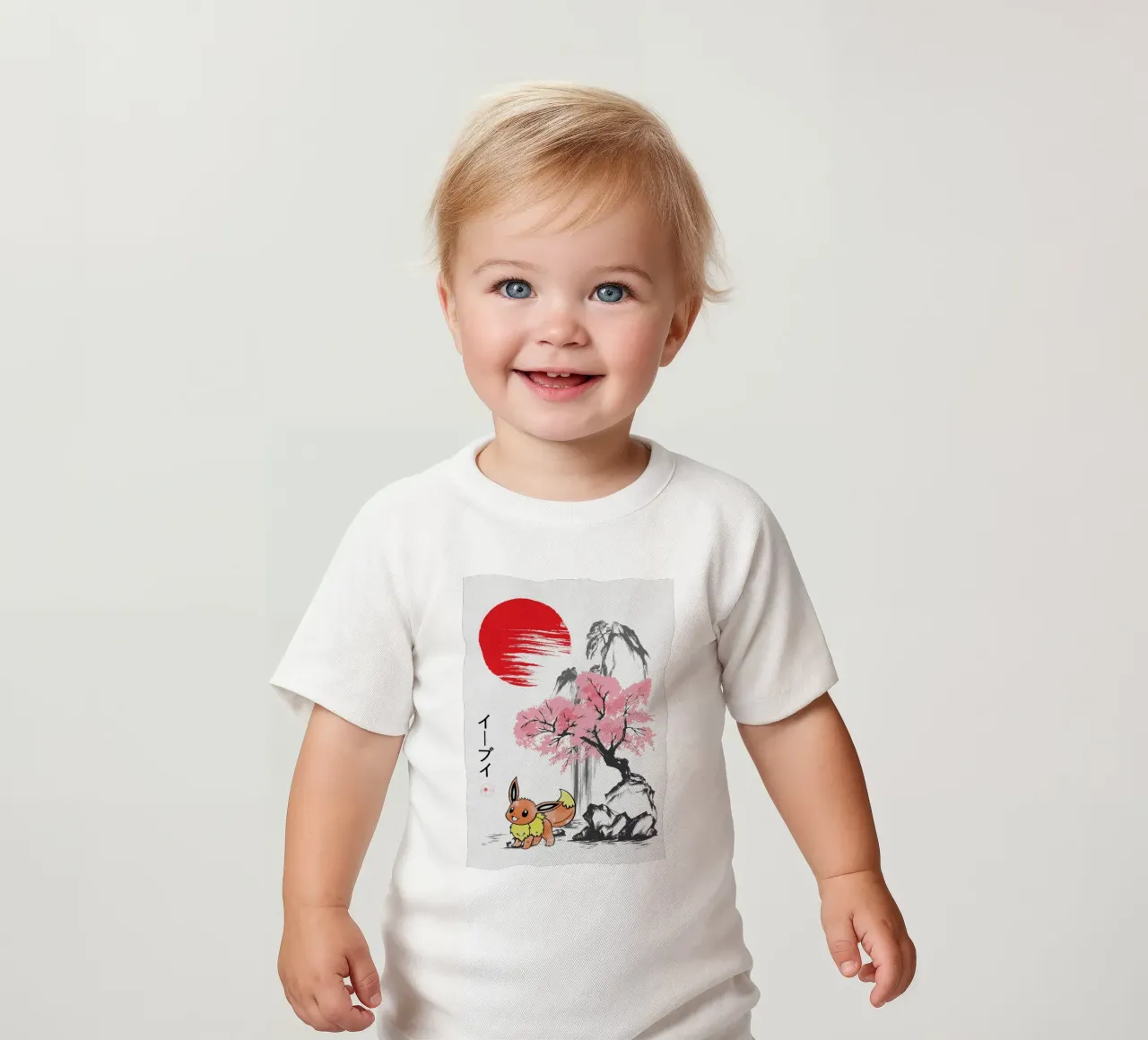 Eevee maglietta neonato da Neonartstudio