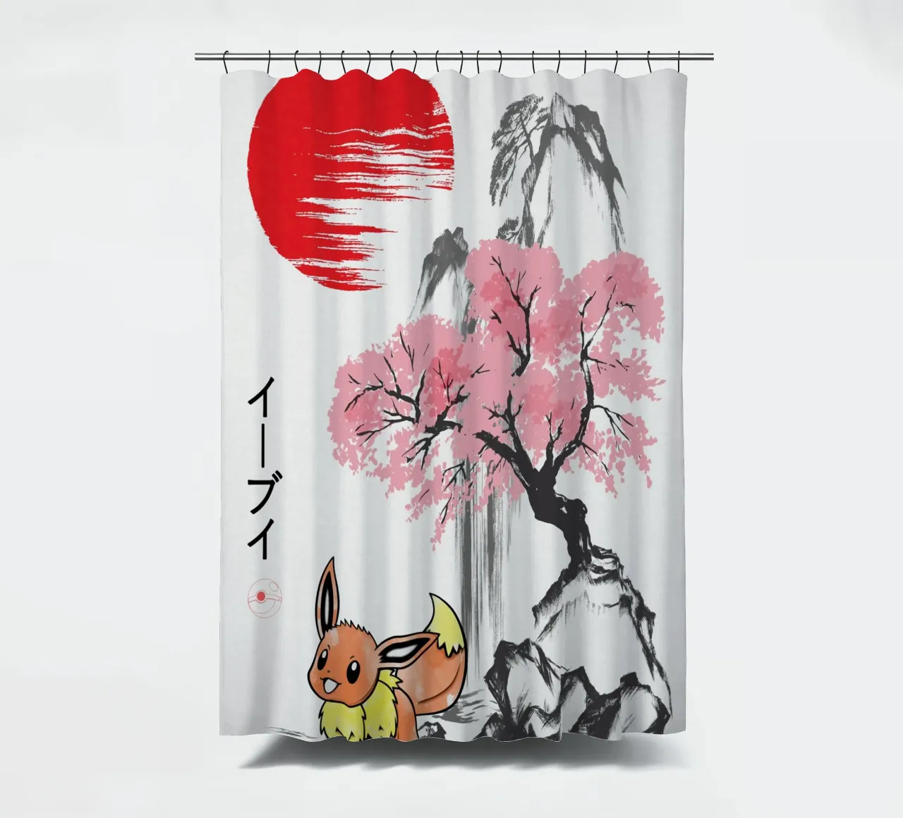 Eevee tenda da doccia da Neonartstudio