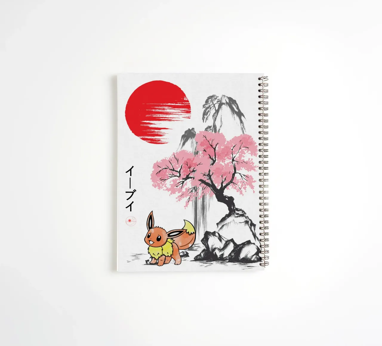 Eevee spiral notebook by Neonartstudio