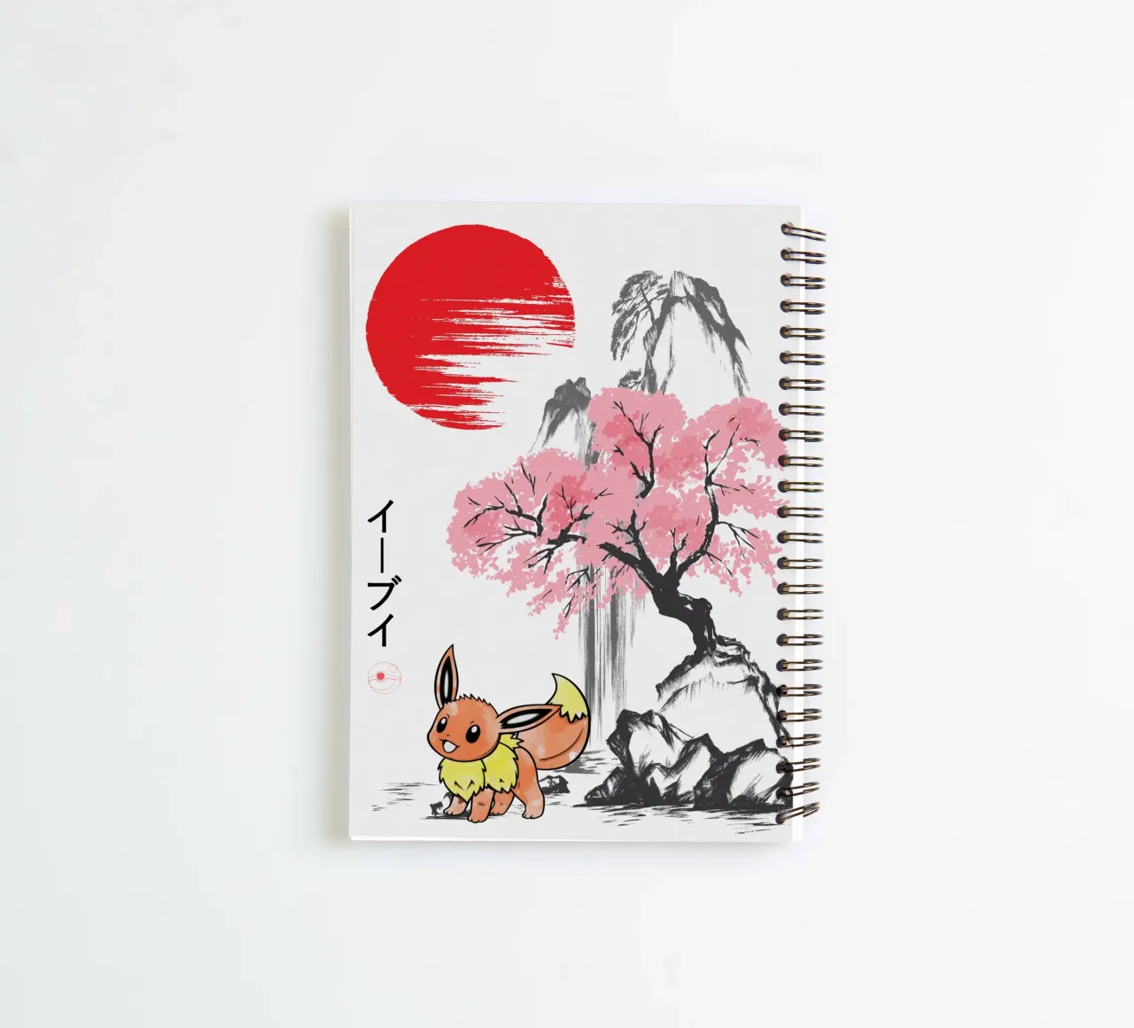 Eevee spiral notebook by Neonartstudio