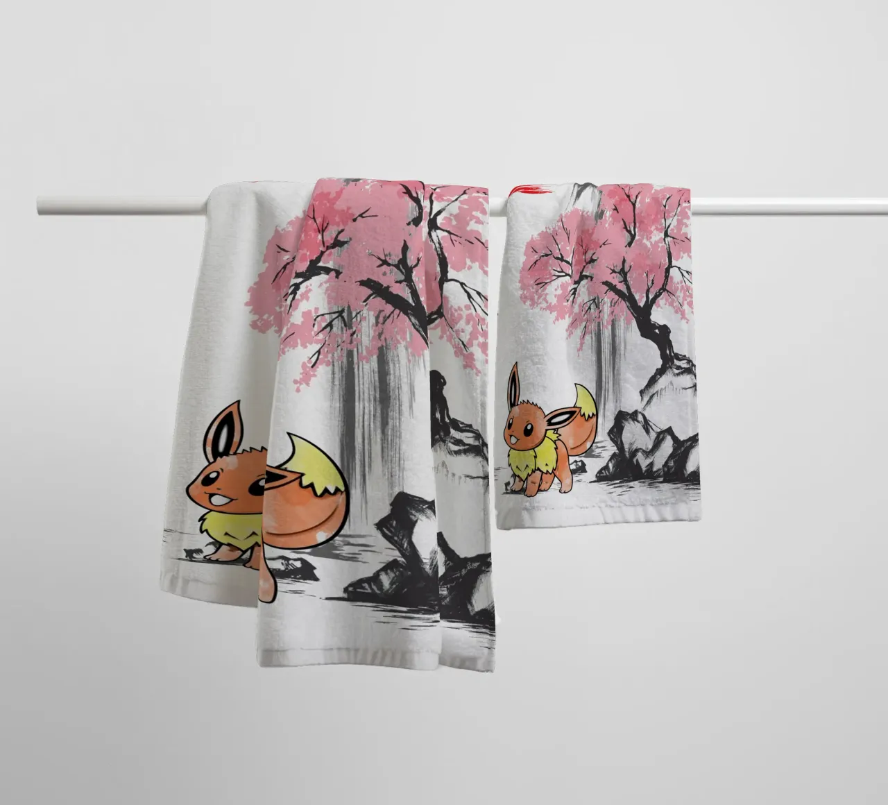 Eevee asciugamano da bagno da Neonartstudio