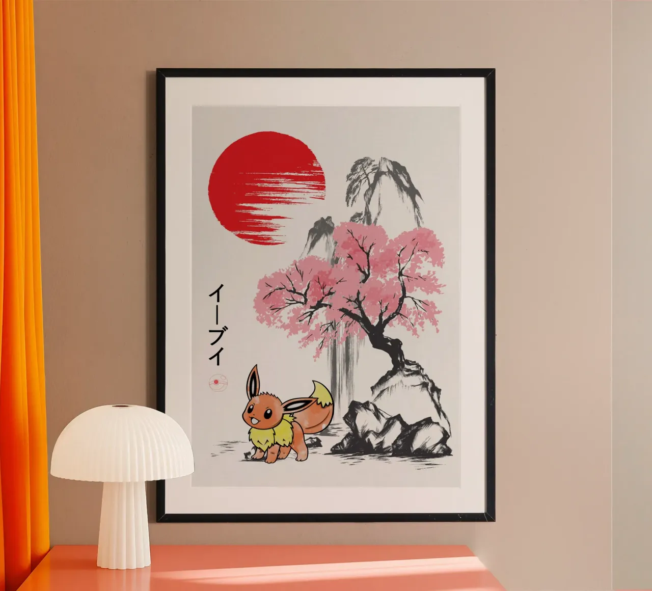 Eevee carta hahnemühle da Neonartstudio