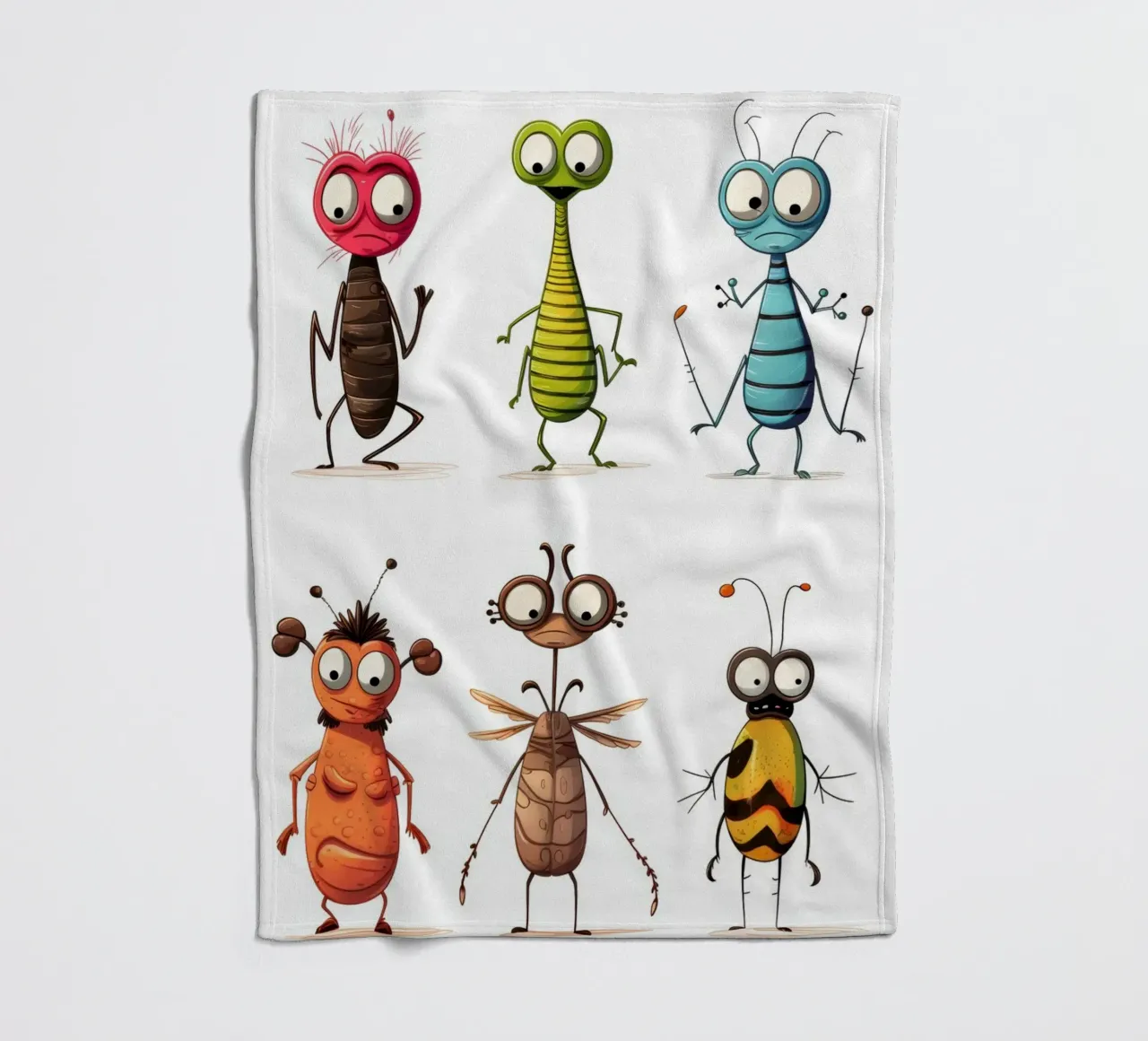 Fun animals fleece blanket by Art Digital Visuel