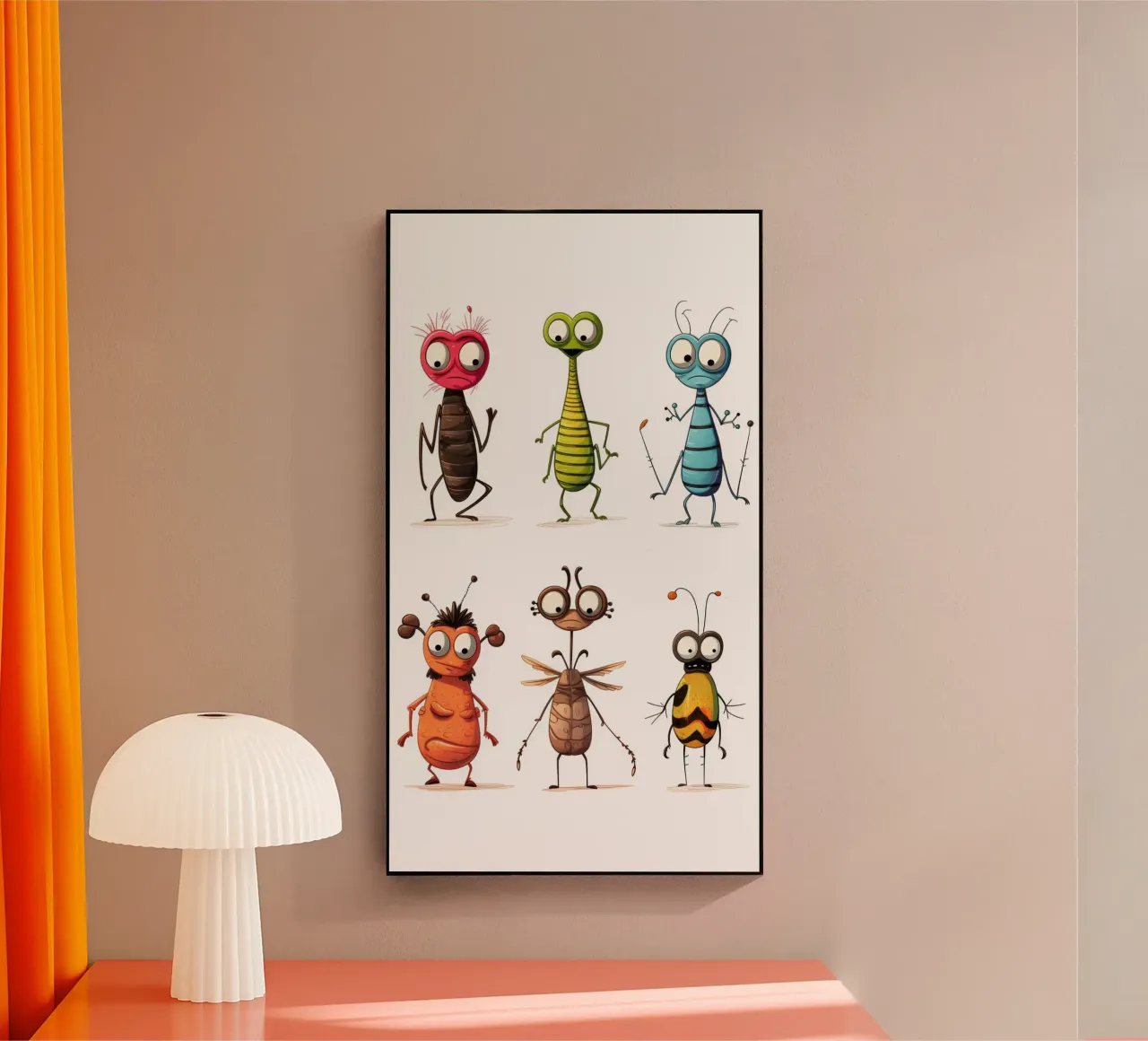 Lustige Tiere Acryl-Glas von Art Digital Visuel