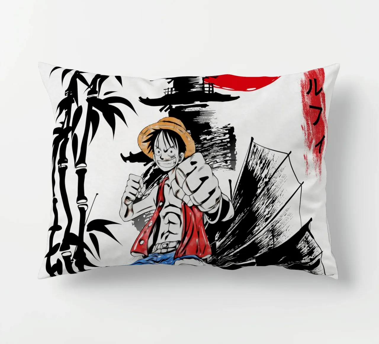 Monkey D Luffy cuscino da Neonartstudio