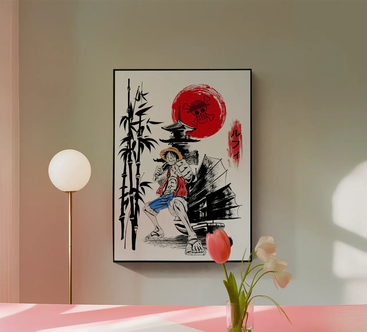 Monkey D Luffy plexiglass da Neonartstudio