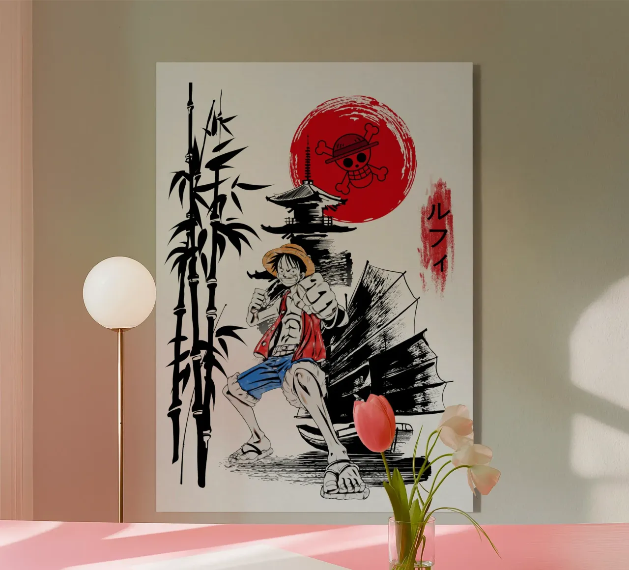 Monkey D Luffy plexiglass da Neonartstudio