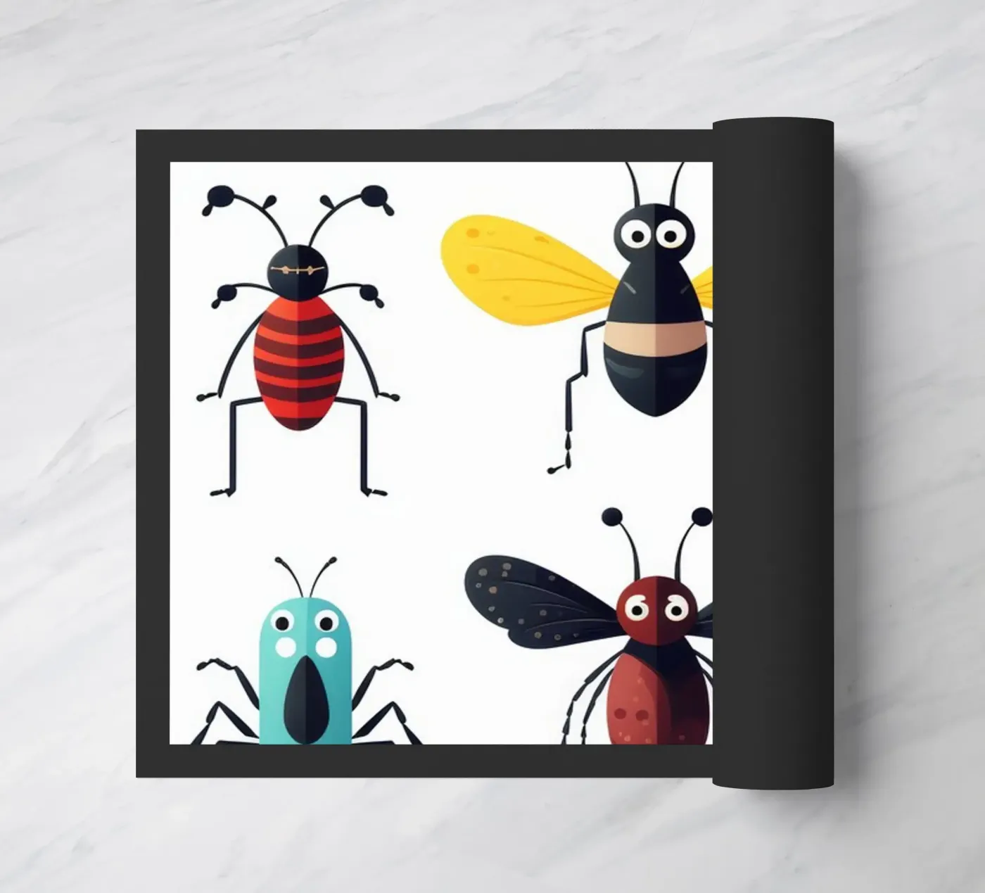 Fun animals doormat by Art Digital Visuel