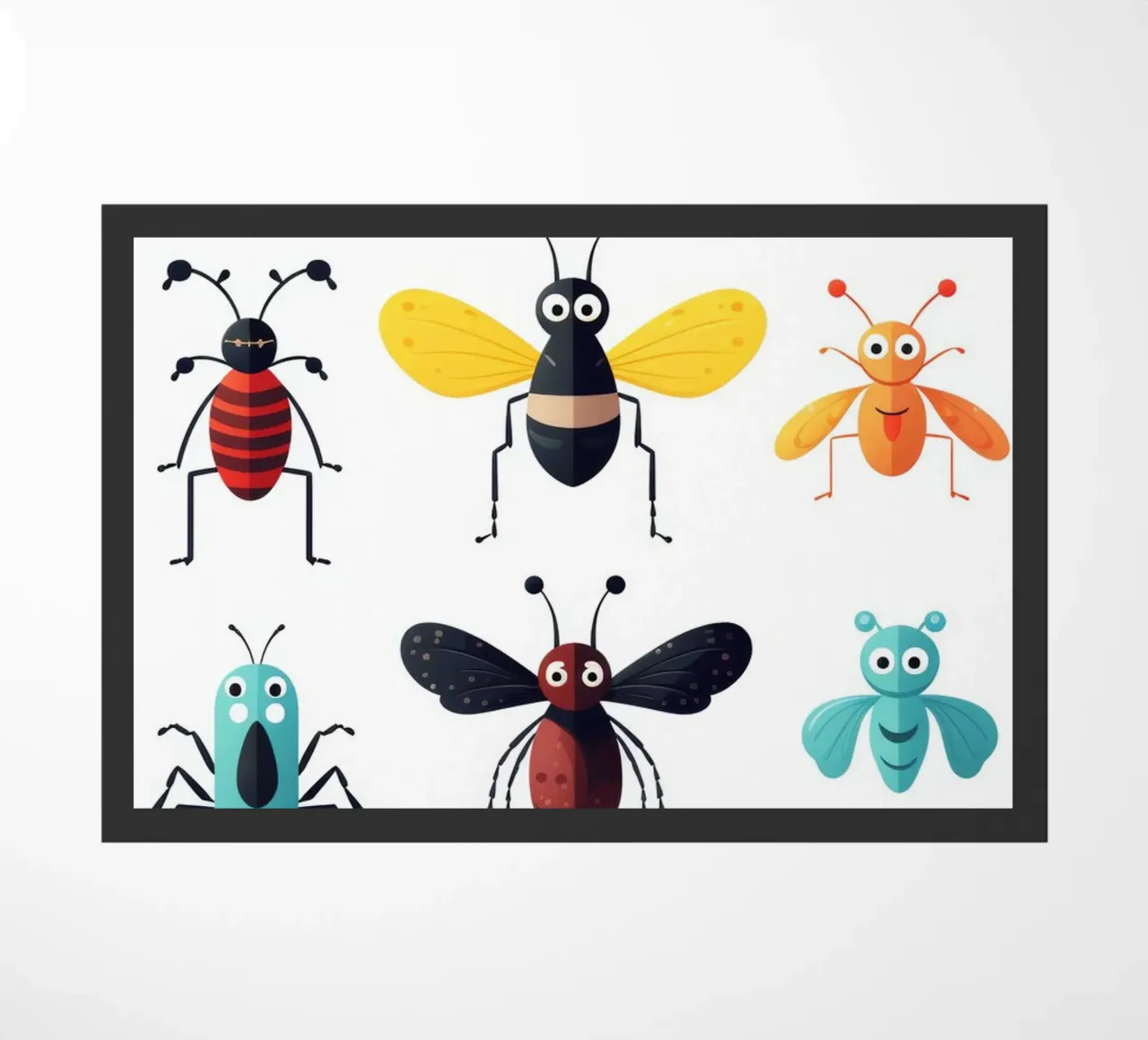 Fun animals doormat by Art Digital Visuel