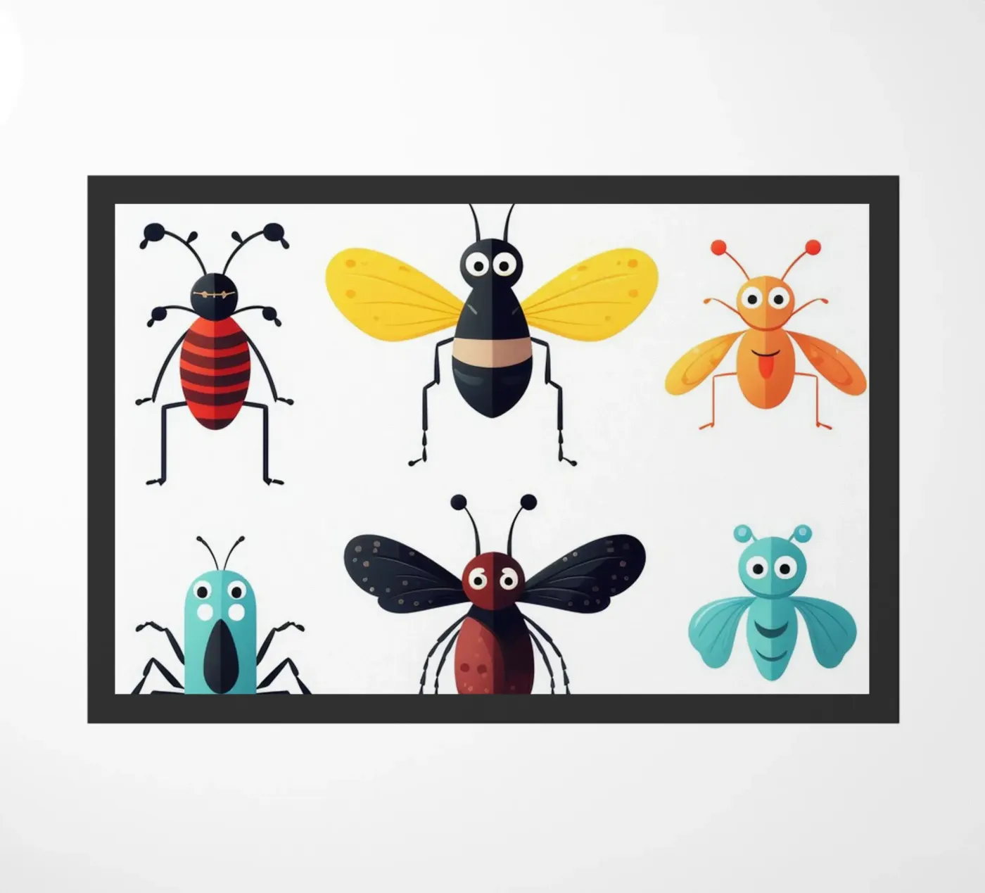 Fun animals doormat by Art Digital Visuel